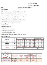 Giáo án môn Khoa học tự nhiên Lớp 7 - Kiểm tra học kỳ II - Năm học 2018-2019